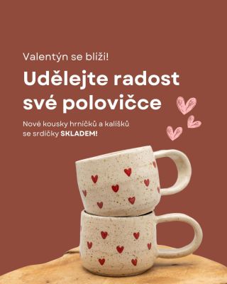 Srdíčková kolekce je u vás jednoznačně nejoblíbenější.❤️ Proto jsme vyslyšeli prosby a nyní je skladem více kusů od...